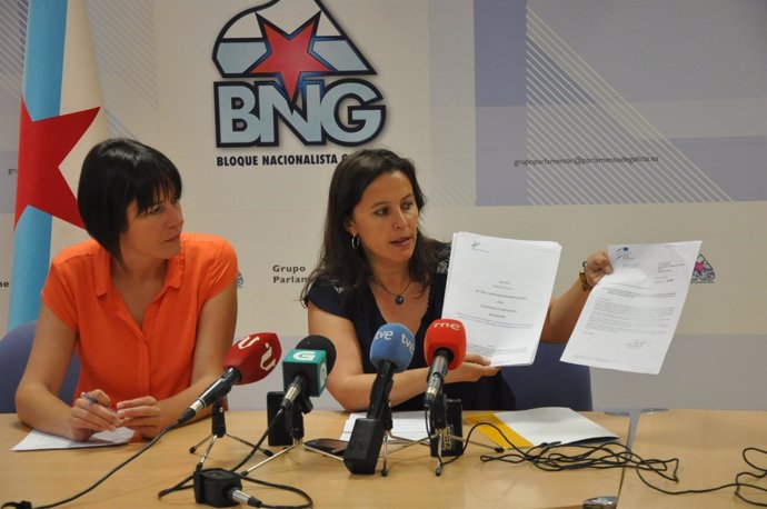 Ana Pontón y Ana Miranda, portavoz nacional del BNG y portavoz en Europa