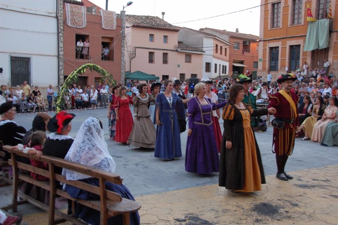 Recreación de la boda de Cervantes en Cetina (Zaragoza)