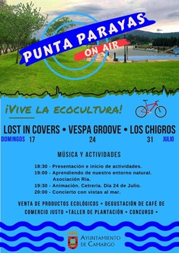 Cartel de 'Punta Parayas on air'