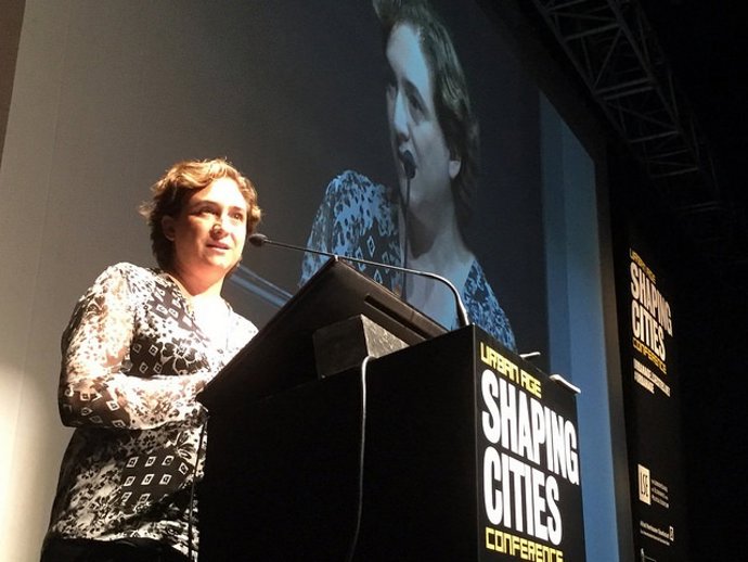 La alcaldesa de Barcelona, Ada Colau