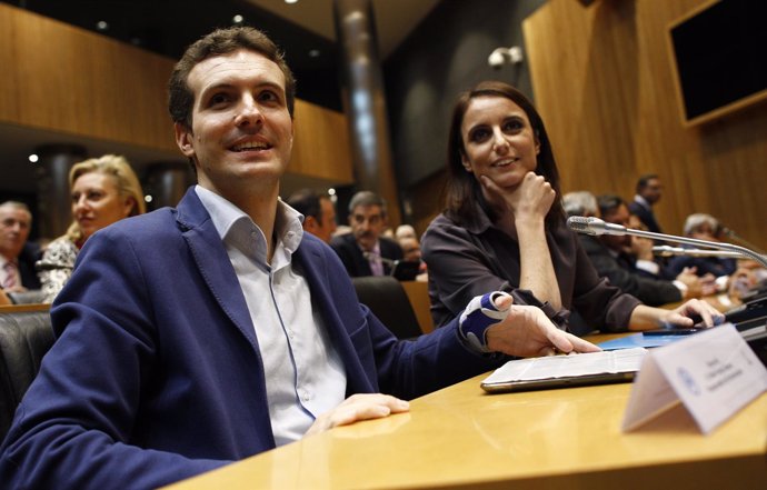 Pablo Casado y Andrea Levy