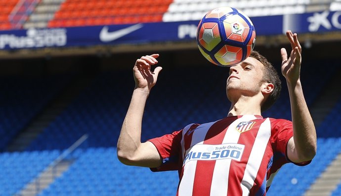 Diogo Jota, presentado en el Atlético de Madrid