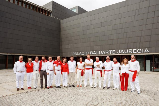 Representantes de los Palacios de Congresos de Pamplona y de Pau