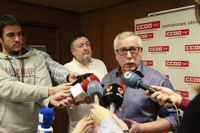 Declaraciones del secretario general de CC.OO., Ignacio Fernández Toxo, 