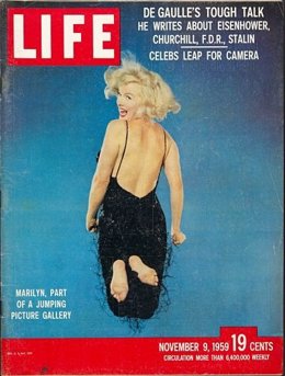 Marilyn Monroe, portada revisat LIFE 1959