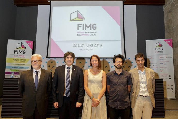 Presentación del Fest.Intl.De Mapping de Girona