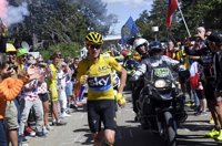 Froome: "Quería llegar con o sin bici"