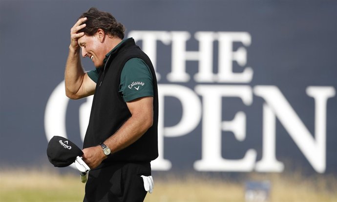 Phil Mickelson en el Abierto Británico