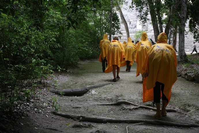 La Ruta BBVA, en la ciudad maya de Calakmul