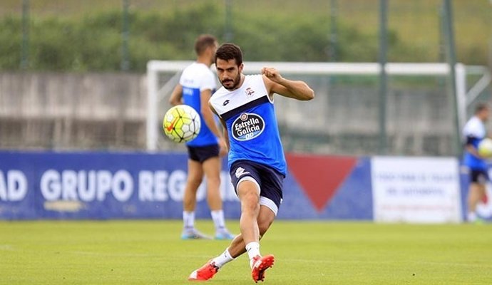 Pablo Insua entrenamiento Deportivo Abegondo