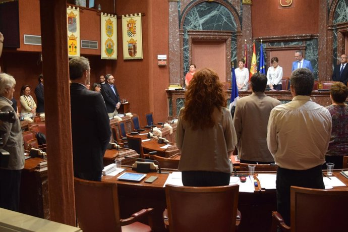 MINUTO DE SILENCIO EN LA  ASAMBLEA POR ATENTADO NIZA