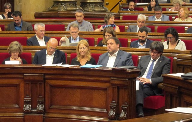 JxSí en el pleno del Parlament