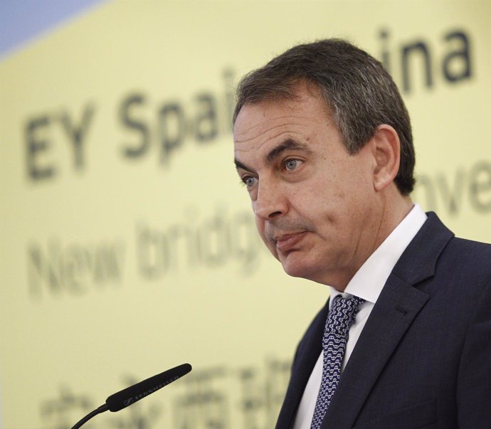 José Luis Rodríguez Zapatero en un foro