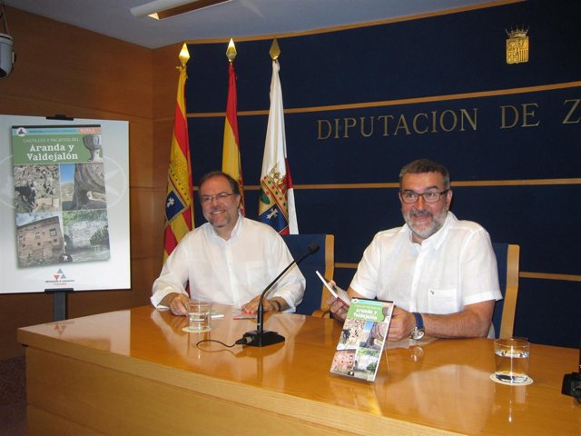 Fuster y Cabello han presentado la nueva guía del Aranda y Valdejalón