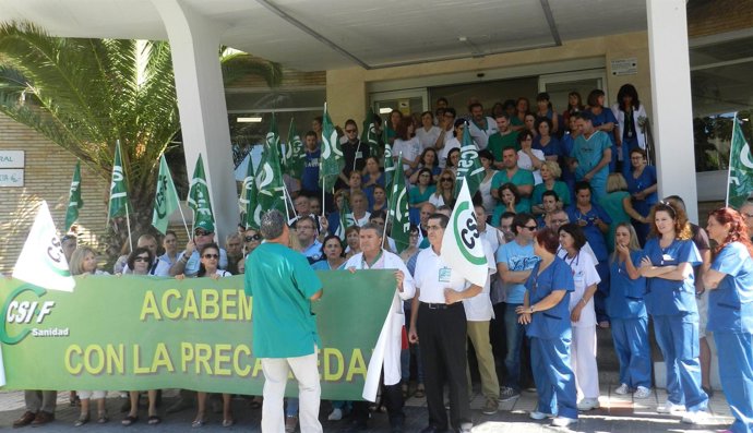 Concentración CSIF Málaga