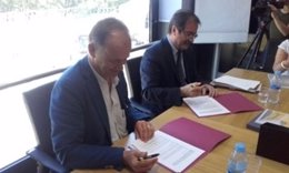 El director gral.De FP M.Arcarons firma un convenio con Tugsal
