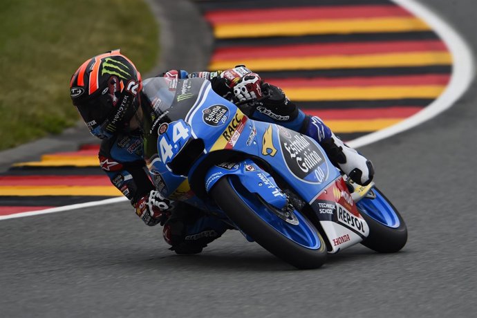 Arón Canet en el Gran Premio de Alemania