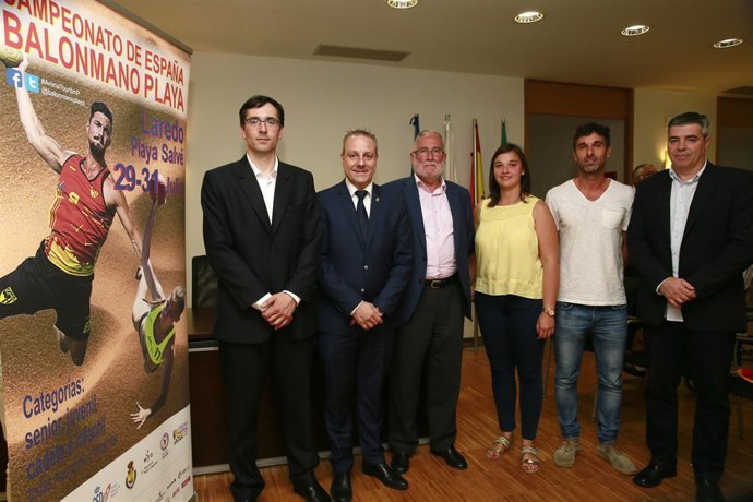 Presentación del Campeonato de España de Balonmano Playa 