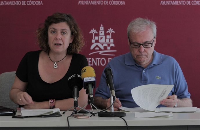 Doblas y Aumente en la rueda de prensa