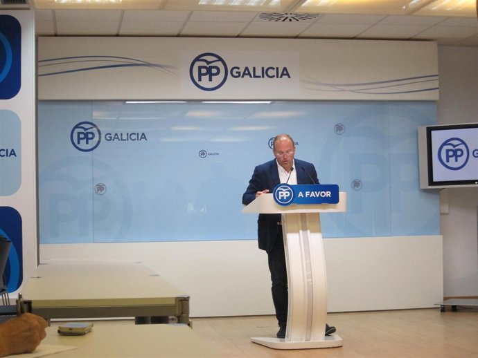 El secretario general del PPdeG, Miguel Tellado