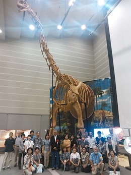 El dinosaurio gigante de Teruel protagoniza una exposición en Japón