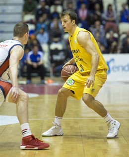 Kevin Pangos en el Rio Natura Monbus Obradoiro - Herbalife Gran Canaria