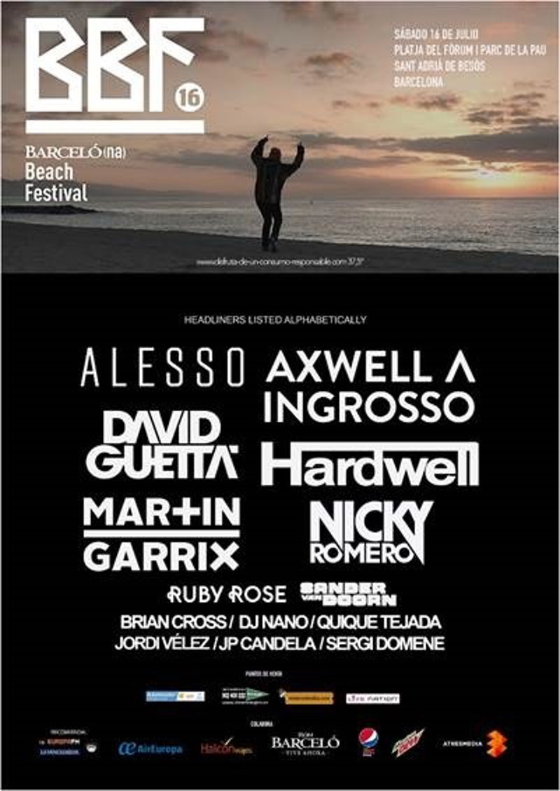 barcelona beach festival 2018 artistas