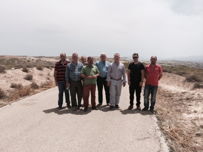 Visita de la Diputación de Jaén a Cuevas de Juan y Pedro