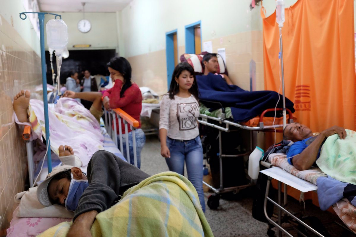 Las condiciones infrahumanas que sufren los pacientes en los hospitales