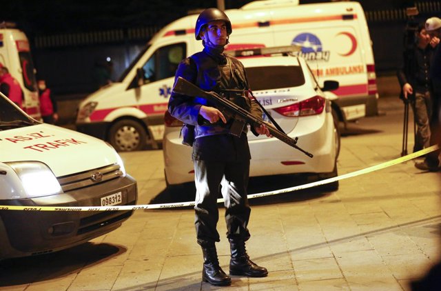 Un militar turco en Ankara