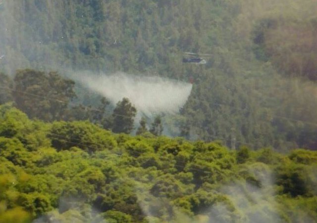 Kamov realiza descargas en la zona