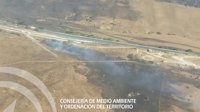 Reabierta la carretera N-340 a la altura de Tarifa cortada por un incendio forestal