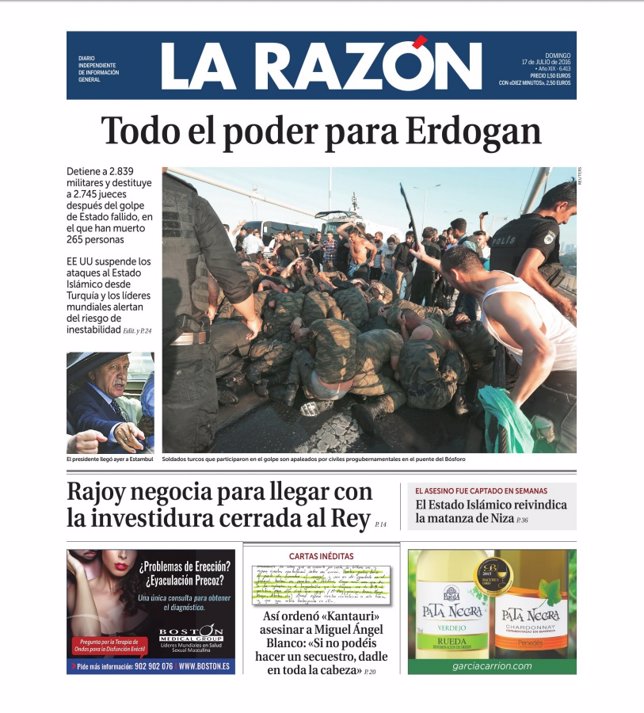 LA RAZÓN 17 julio