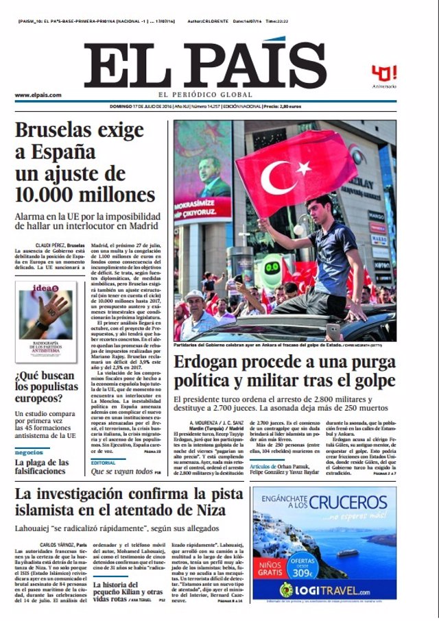 Portada EL PAÍS