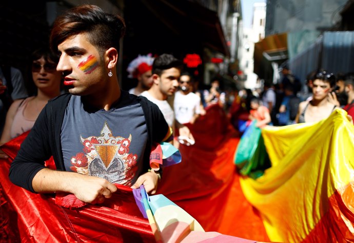 Marcha transgénero en Estambul