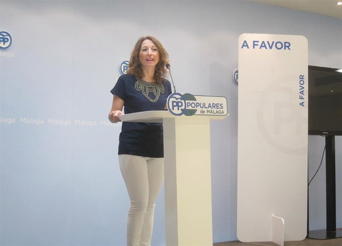 Patricia Navarro en rueda de prensa 
