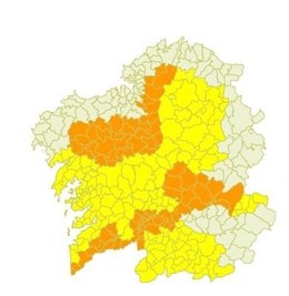 Aviso por calor Galicia para este lunes