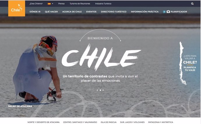 Chile Travel, mejor página web de destinos