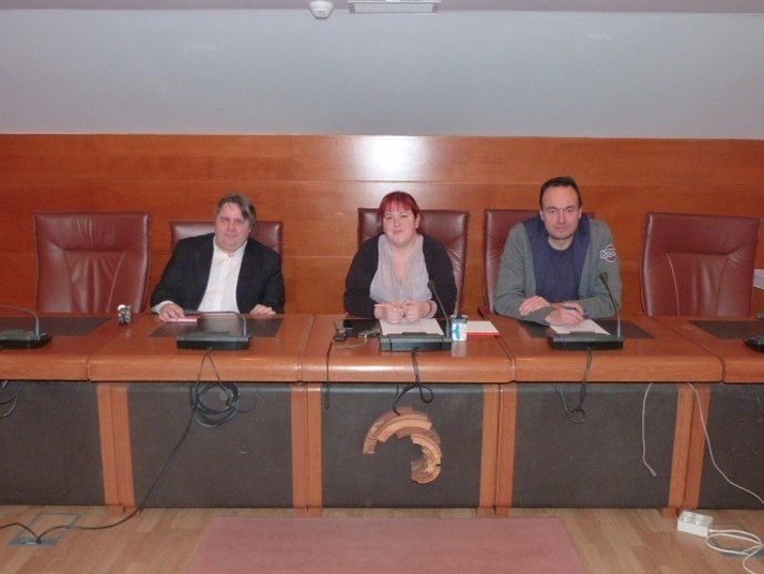 Alberto Bolado, Verónica Ordóñez y José Ramón Blanco 