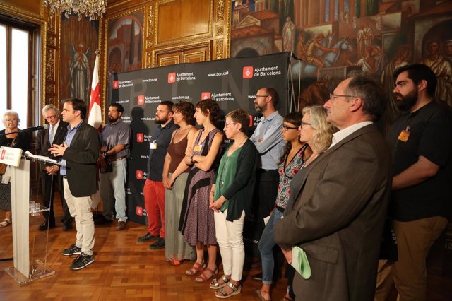 Jaume Asens, tras la reunión para hacer frente común contra el CIE