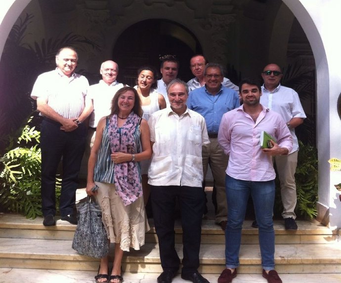 Reunión con el Embajador de España en Cuba, Juan Francisco Montalbán