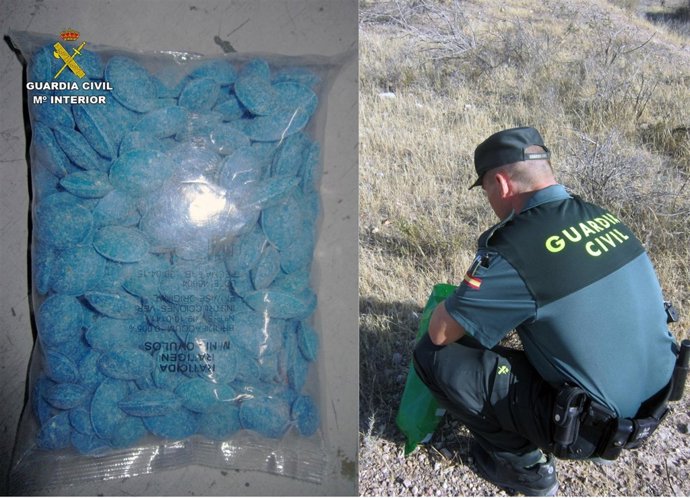 Cebos envenenados hallados por Guardia Civil en un paraje de Murcia