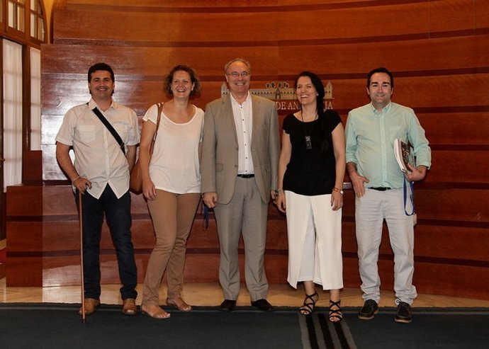 Durán con representantes de Fepamic 