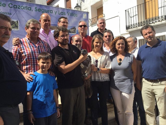 Suelta de 'Génave', el séptimo quebrantahuesos puesto en libertad en 2016