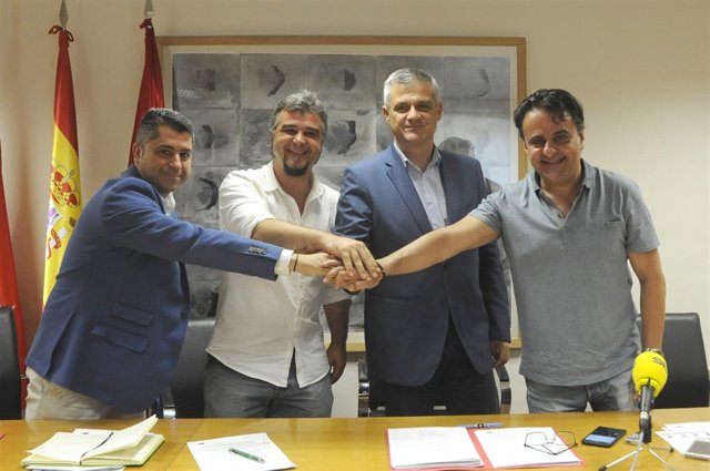 Imagen del acuerdo del nuevo Gobierno municipal