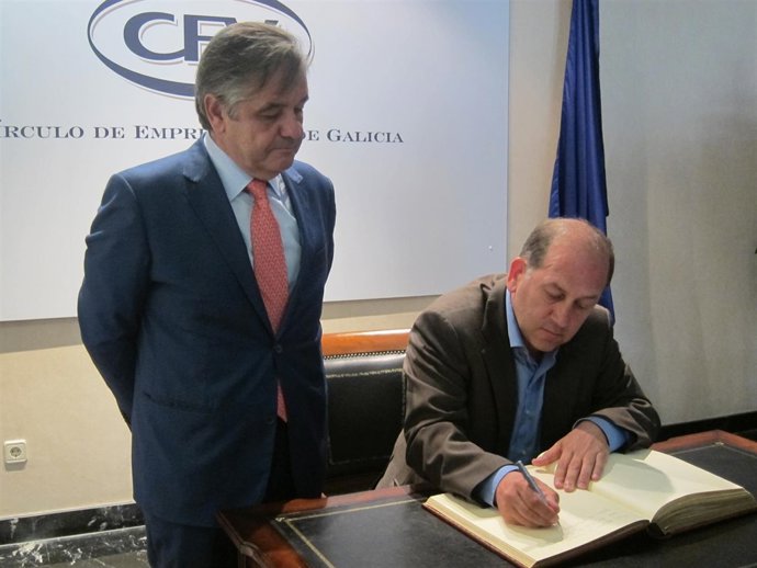 Leiceaga en el Círculo de Emprearios de Galicia