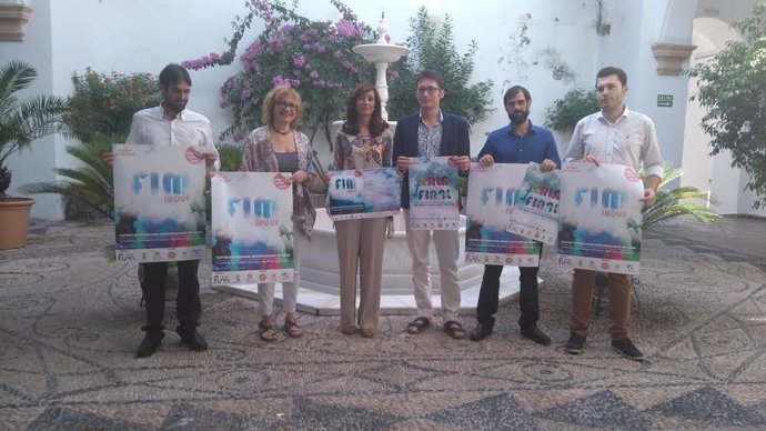 Ruz (izda) y Cañete durante la presentación del evento