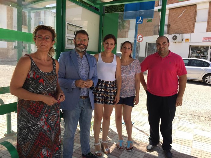 Presentación de la nueva conexión de bus entre Lopera y Jaén capital