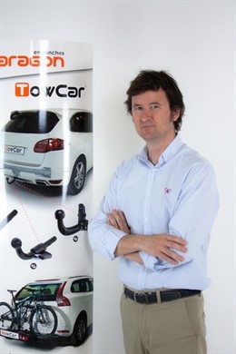 El director de Operaciones de Enganches Aragón, Alejandro Ríos.