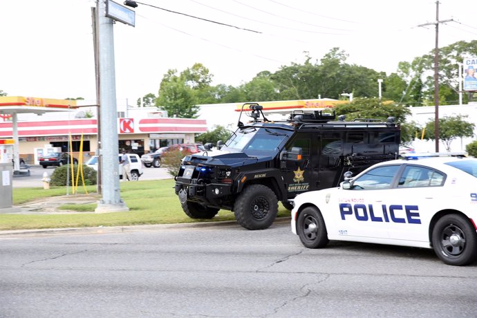 Policía en Baton Rouge, Luisiana